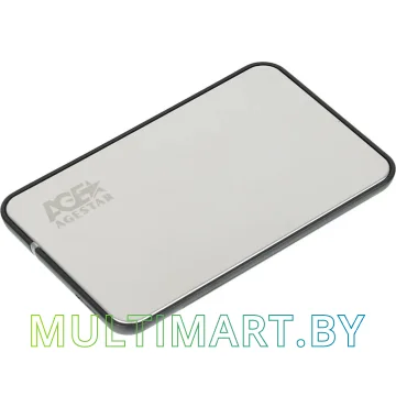 Бокс для жесткого диска AgeStar 3UB2A8S-6G (серебристый)